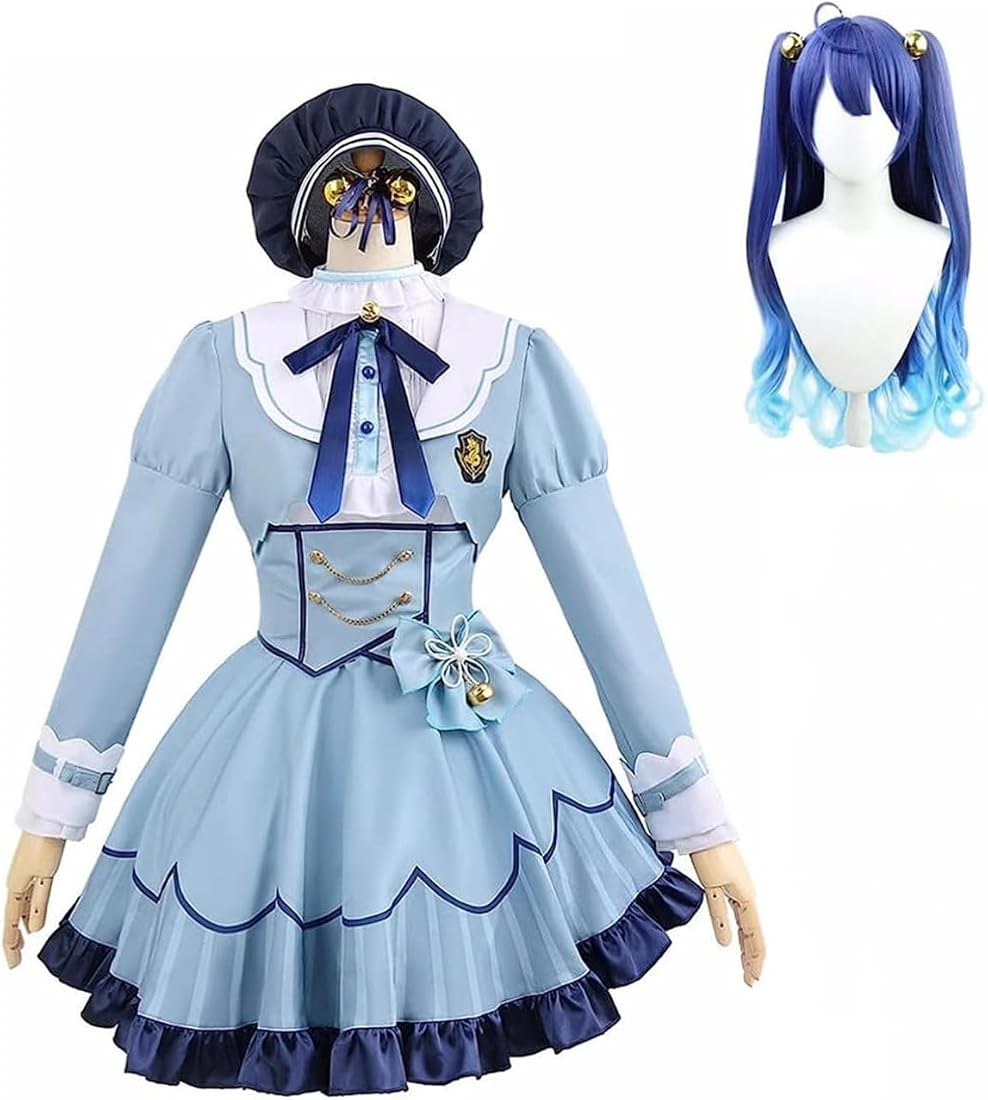 Amazon.co.jp: [Kianna] バーチャル YouTuber VTuber にじさんじ 天宮こころ コスプレ 衣装 高品质豪華版 常服  普段着 ウィッグ付き 小物付 コスプレ道具 制服 コスチューム グッズ 文化祭 学園祭 cosplay ハロウィン クリスマス 変装 仮装 漫遊展 
